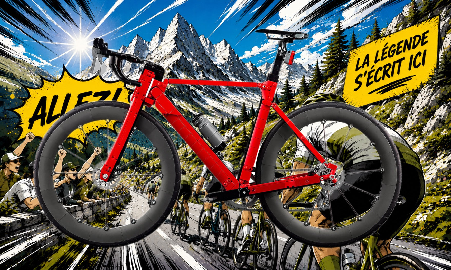 Kadris – LEGO® Icons Le vélo de route 11380 – vue principale