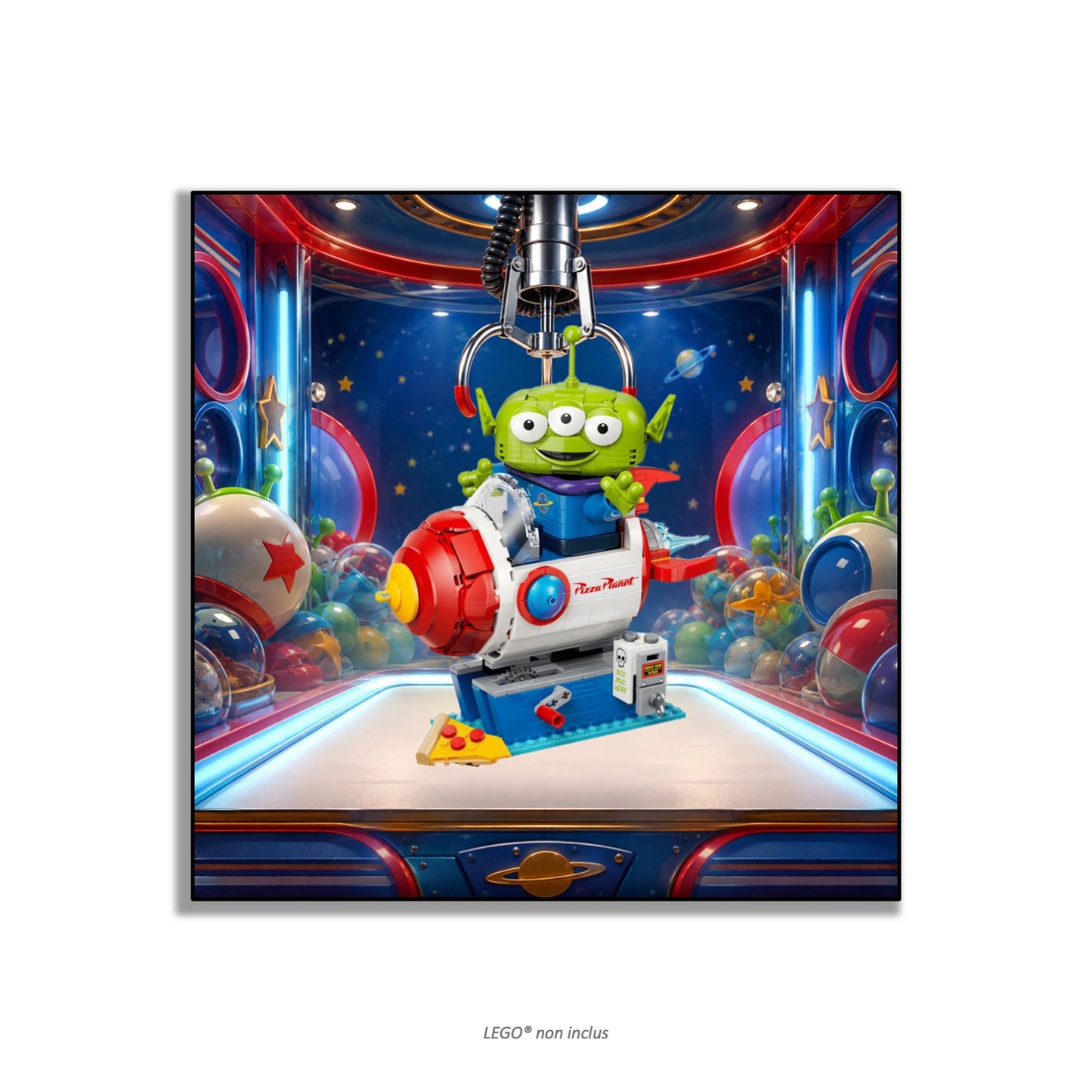 Tableau mural LEGO® Alien 43307, 3 finitions