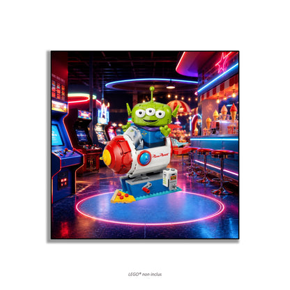 Tableau mural LEGO® Alien 43307, 3 finitions