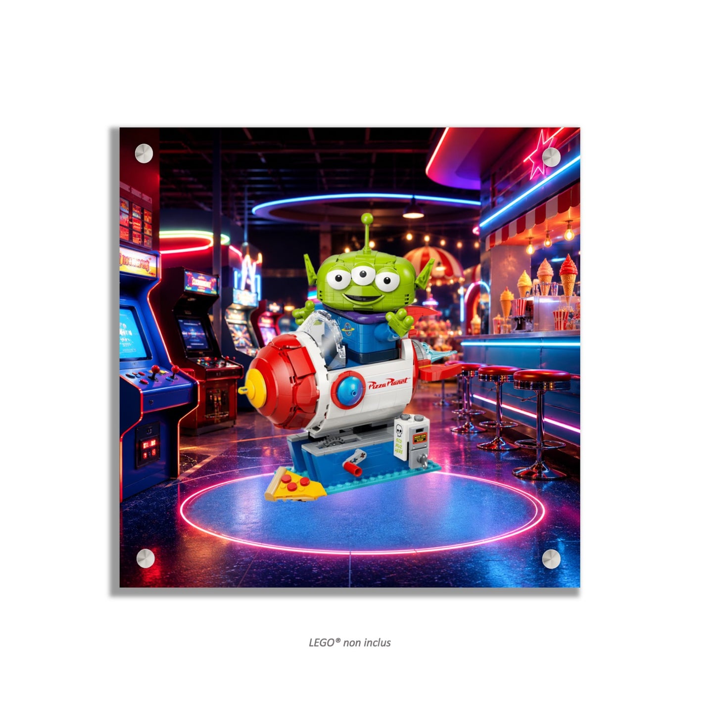 Tableau mural LEGO® Alien 43307, 3 finitions