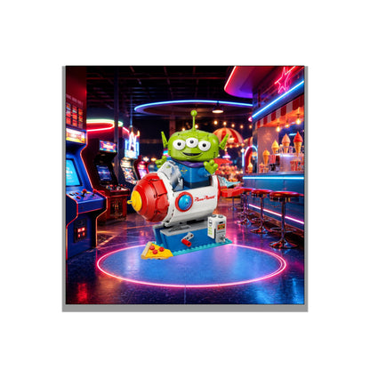 Tableau mural LEGO® Alien 43307, 3 finitions