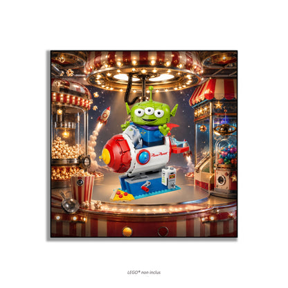 Tableau mural LEGO® Alien 43307, 3 finitions