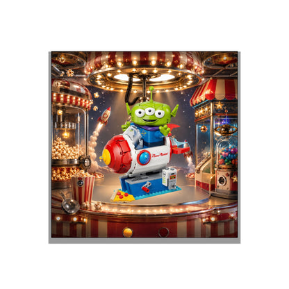 Tableau mural LEGO® Alien 43307, 3 finitions