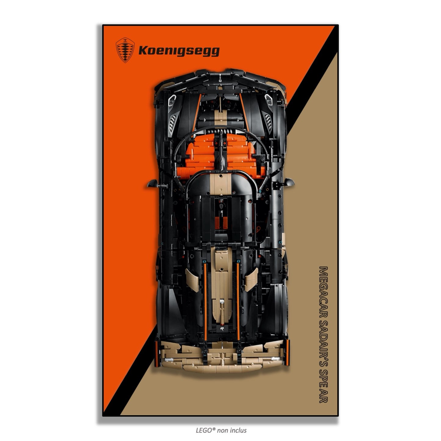 Megacar Sadair's Spear de Koenigsegg LEGO 42232-3