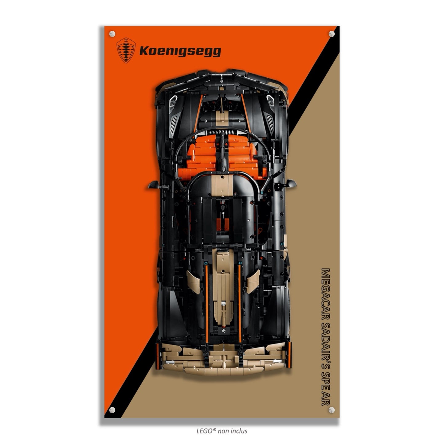 Megacar Sadair's Spear de Koenigsegg LEGO 42232-3