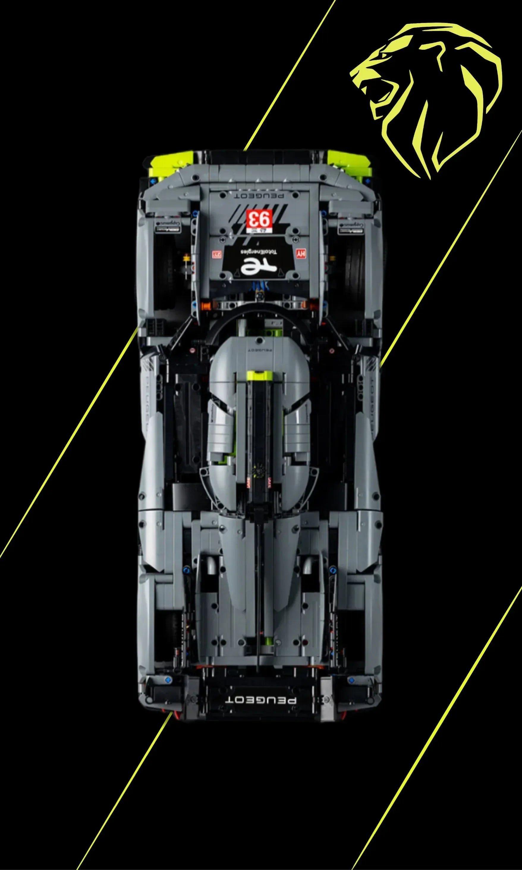 Tableau mural Peugeot 9X8 LEGO® 42156 - Kadris