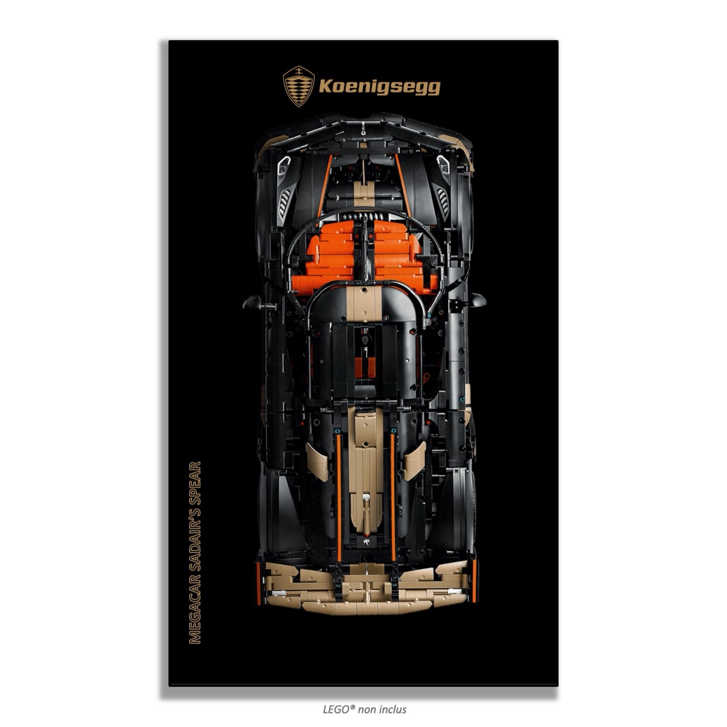 Megacar Sadair's Spear de Koenigsegg LEGO 42232-8