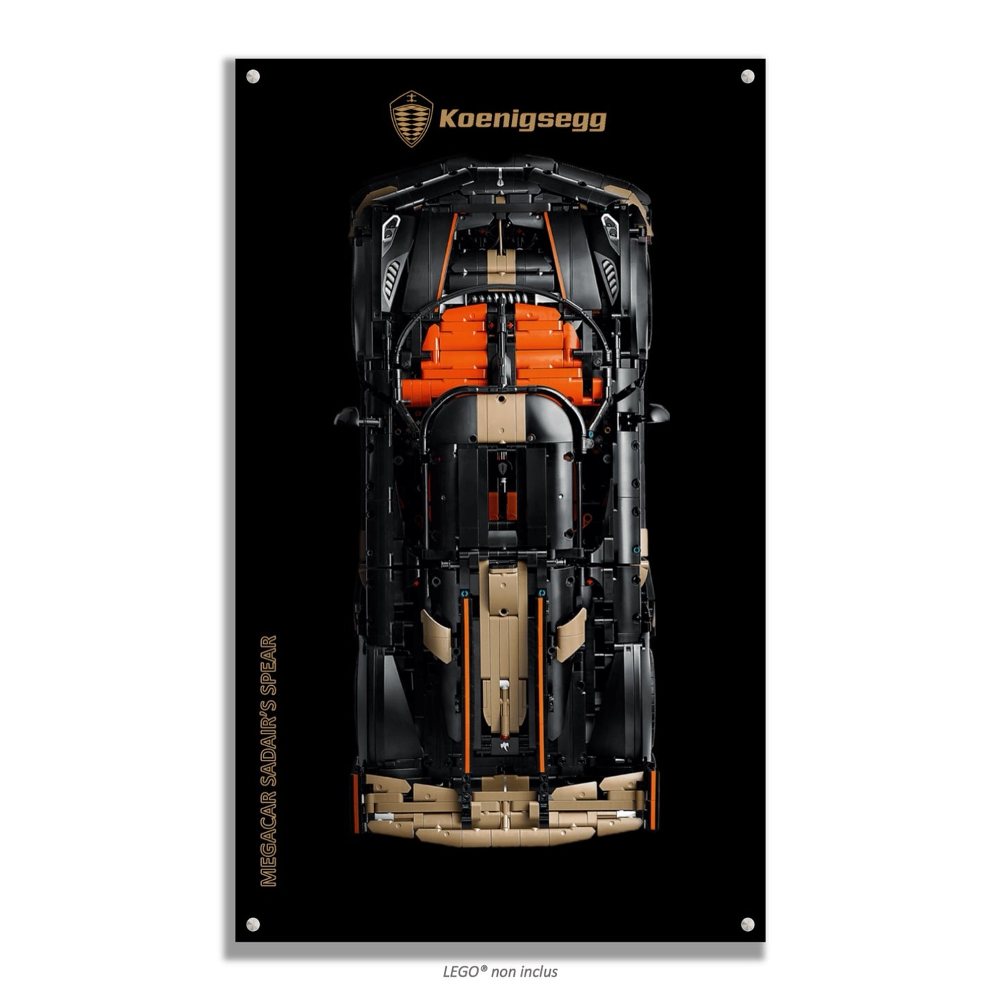 Megacar Sadair's Spear de Koenigsegg LEGO 42232-8