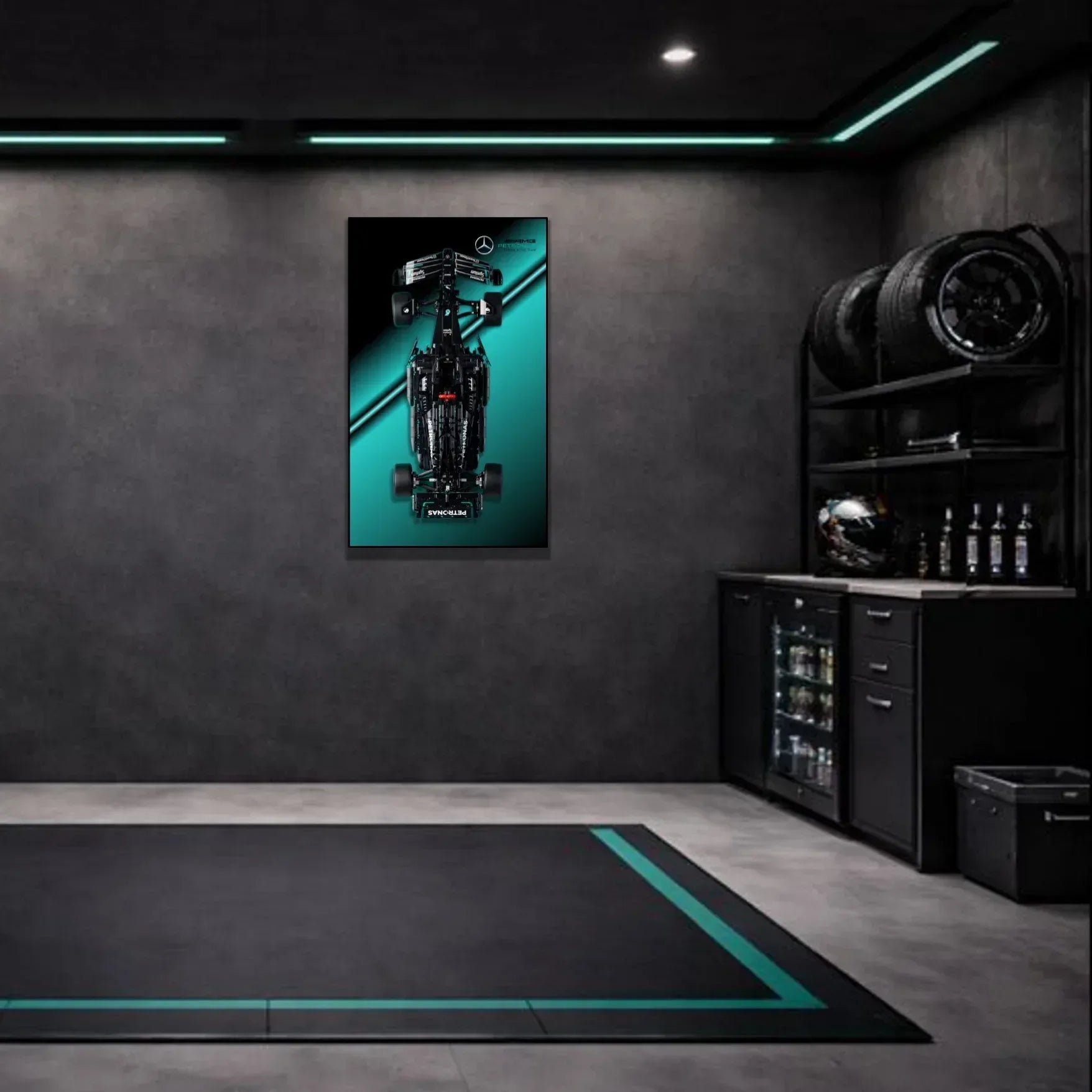 Tableau mural pour F1 Mercedes LEGO 42171 - Kadris