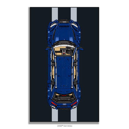 Tableau mural pour Cada Audi RS6 Avant C61515W, 4 styles, 3 finitions