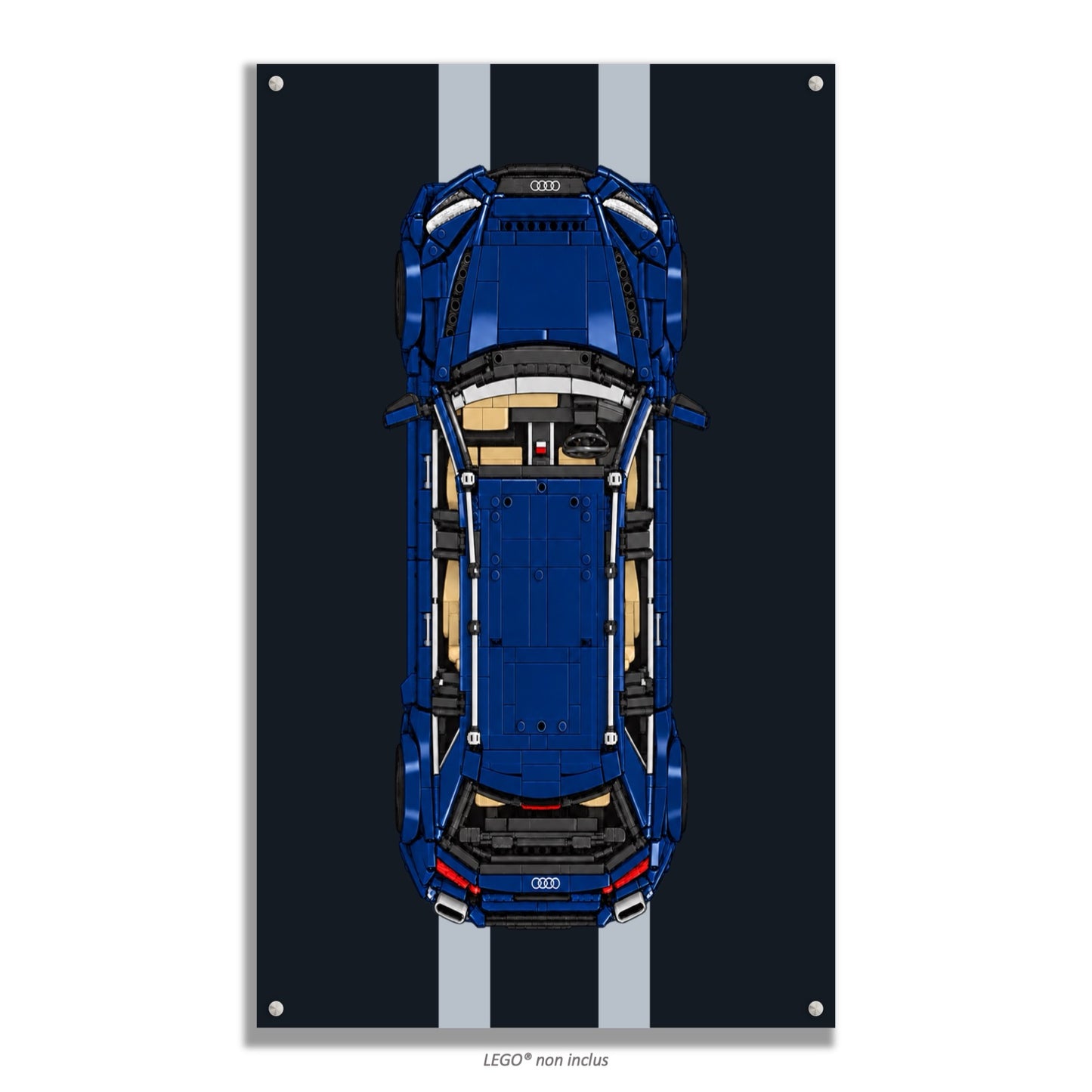 Tableau mural pour Cada Audi RS6 Avant C61515W, 4 styles, 3 finitions