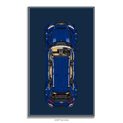 Tableau mural pour Cada Audi RS6 Avant C61515W, 4 styles, 3 finitions