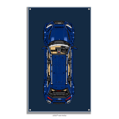 Tableau mural pour Cada Audi RS6 Avant C61515W, 4 styles, 3 finitions