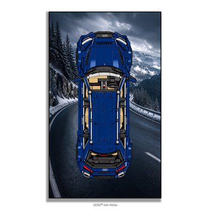 Tableau mural pour Cada Audi RS6 Avant C61515W, 4 styles, 3 finitions