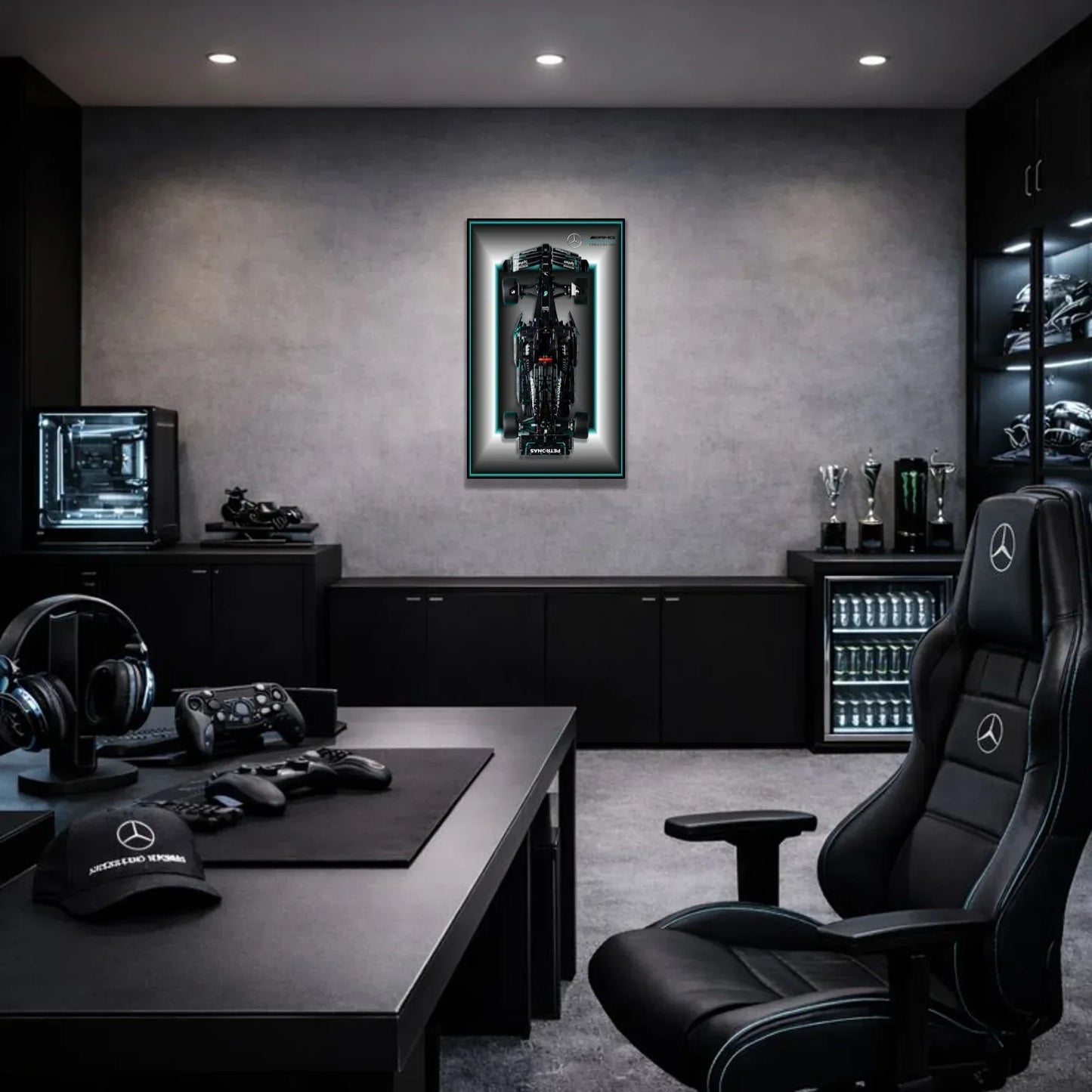Tableau mural pour F1 Mercedes LEGO 42171 - Kadris