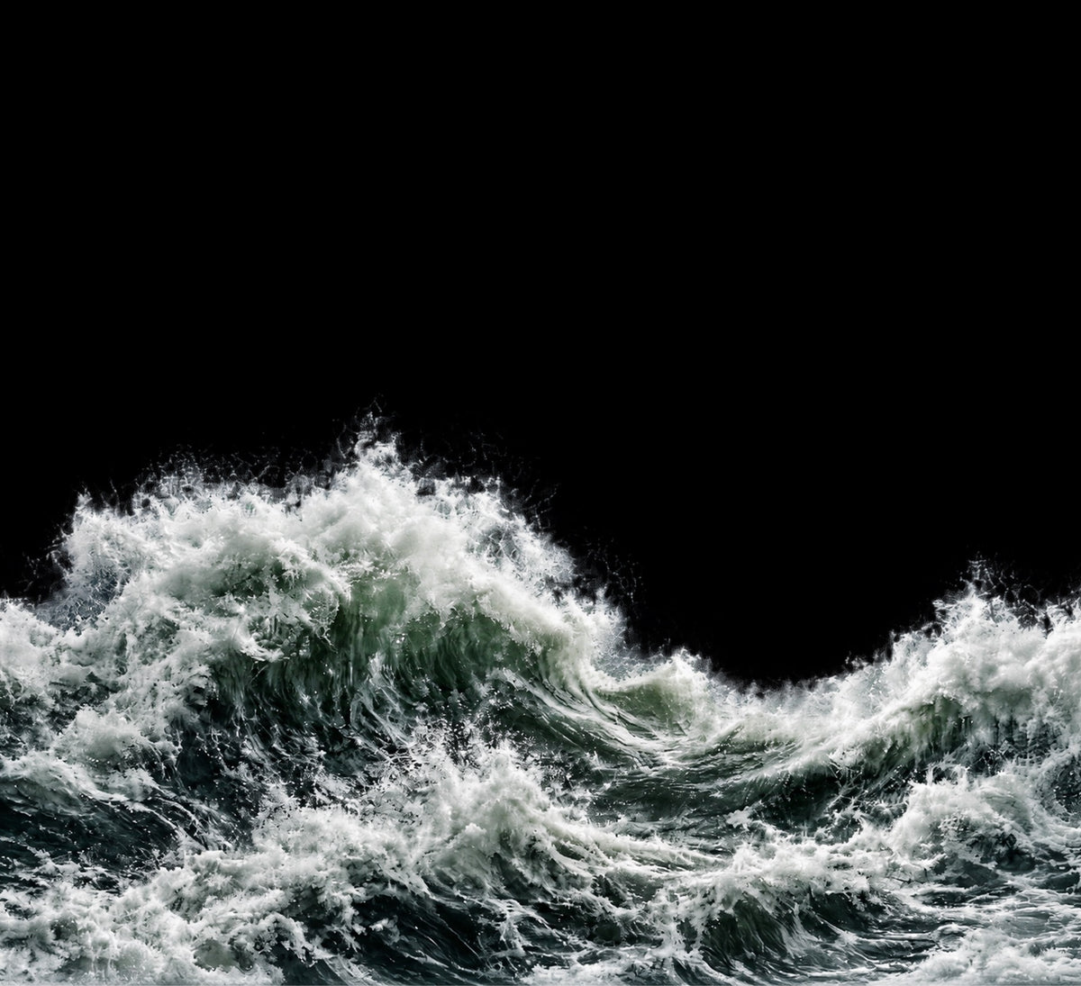 Bateau pirate Jack Sparrow LEGO® 10365 – Décor Storm Waves – Visuel du décor seul – Fond de meuble aluminium Kadris®
