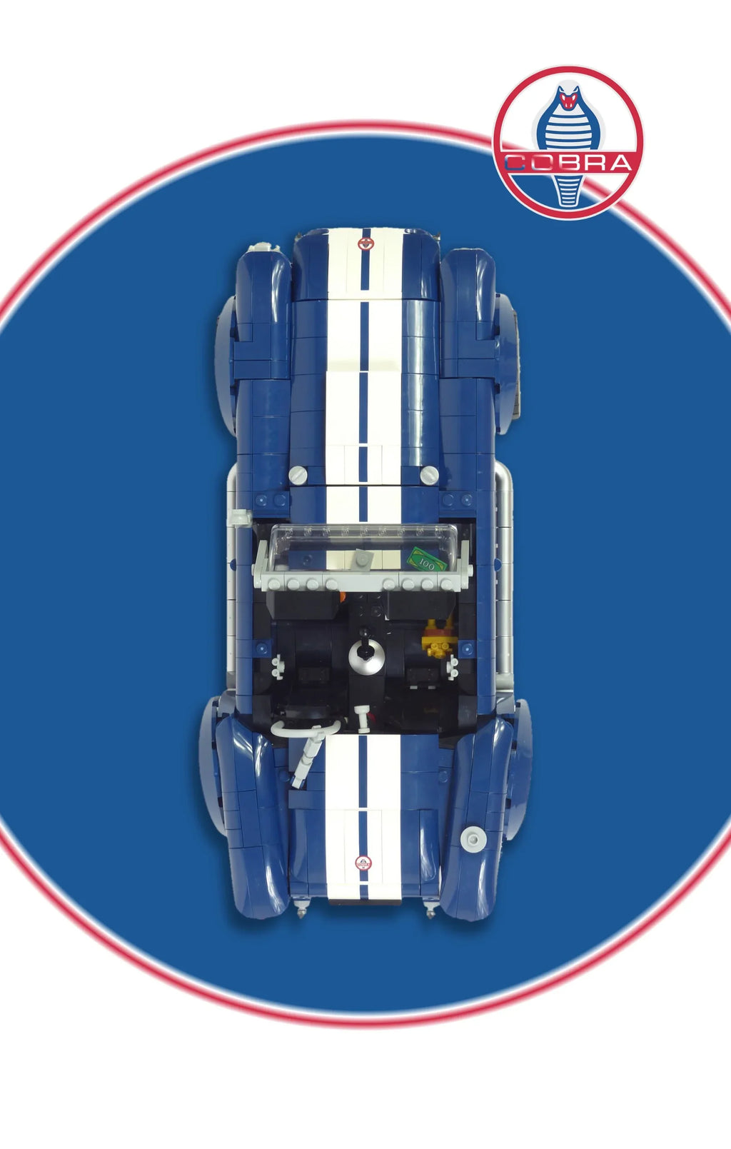 Tableau mural pour Shelby Cobra 427S/C LEGO 10357 - Kadris