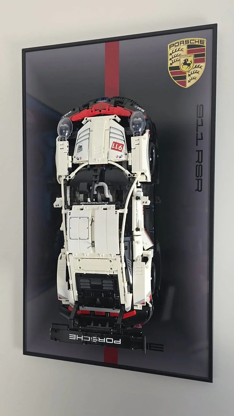 Tableau mural pour Porsche 911 RSR LEGO 42096 - Kadris