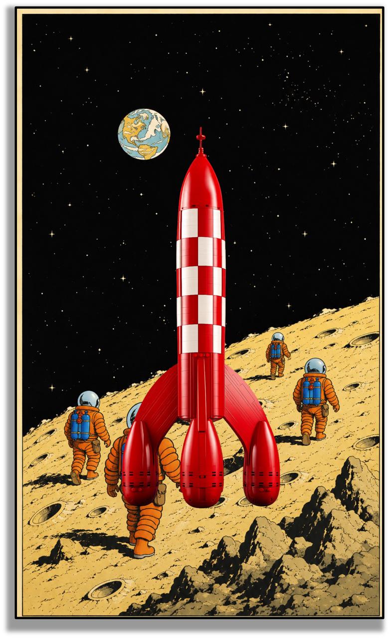 Kadris – LEGO® Ideas La Fusée de Tintin 21367 – visuel 20